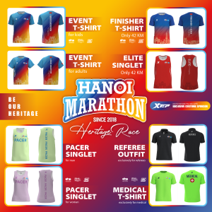 CẬN CẢNH BỘ ÁO HANOI MARATHON – HERITAGE RACE 2023