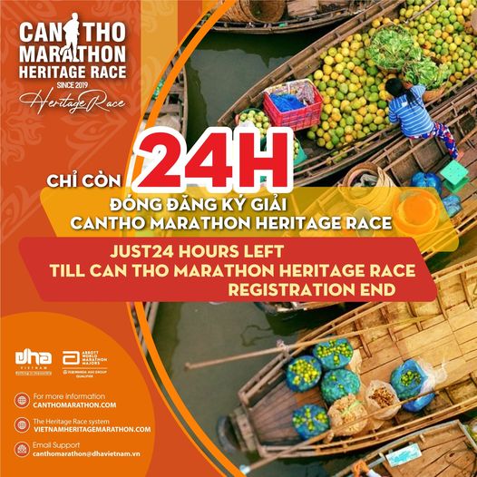 24 Hours Left Till Can Tho Marathon - Heritage Race Registration End