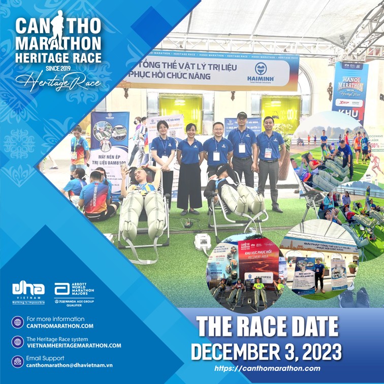 HAI MINH TO SUPPORT CAN THO MARATHON – HERITAGE RACE RUNNERS' RECOVERY