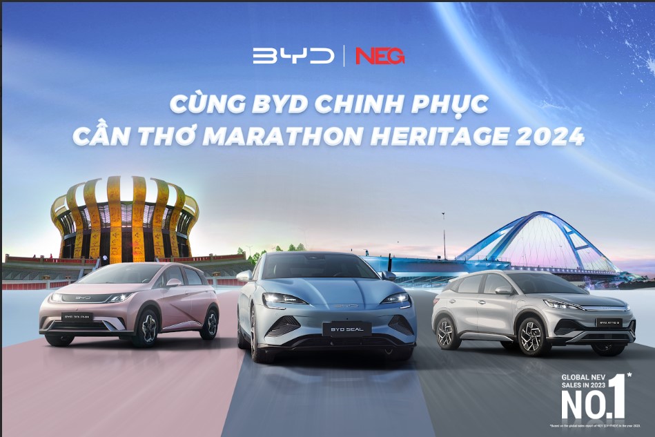 CÙNG BYD NEG CHINH PHỤC CẦN THƠ MARATHON HERITAGE 2024