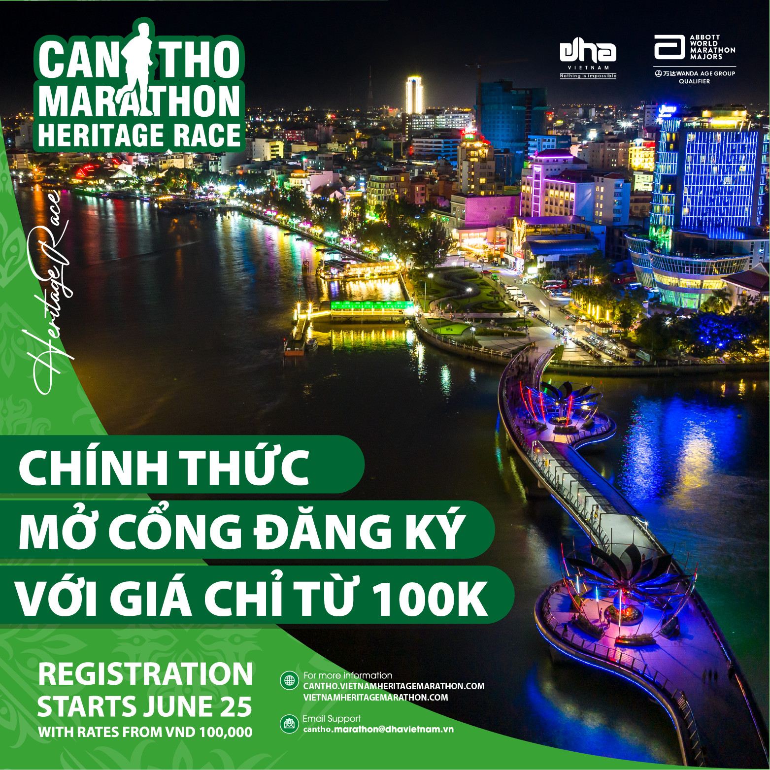 Registration For Can Tho Marathon – A Heritage Race 2022 From June 25