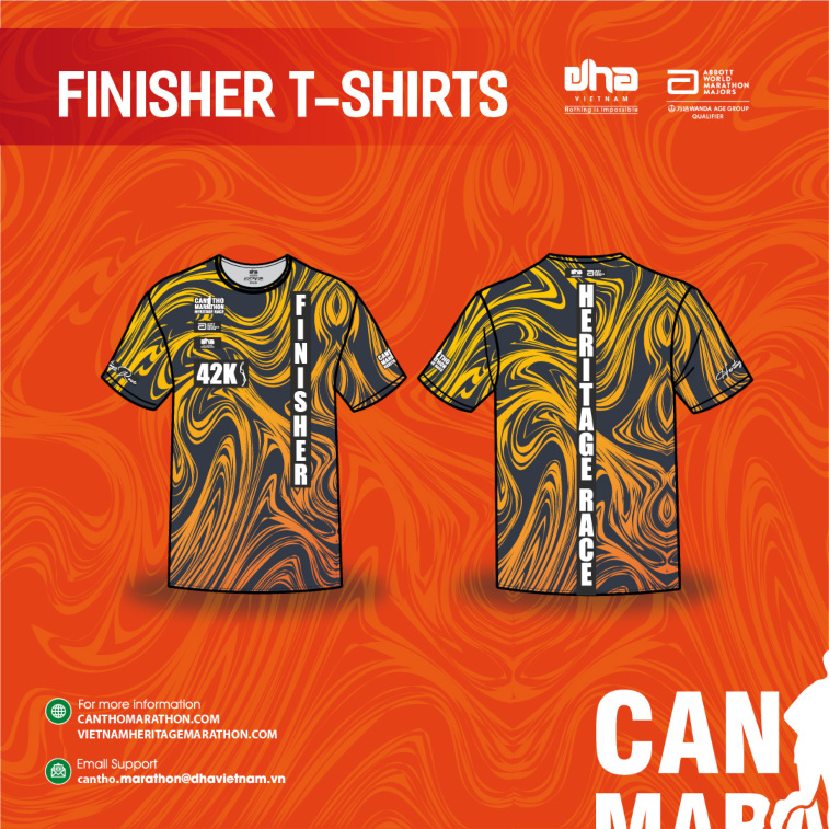 Running Shirts For Can Tho Marathon – A Heritage Race 2022