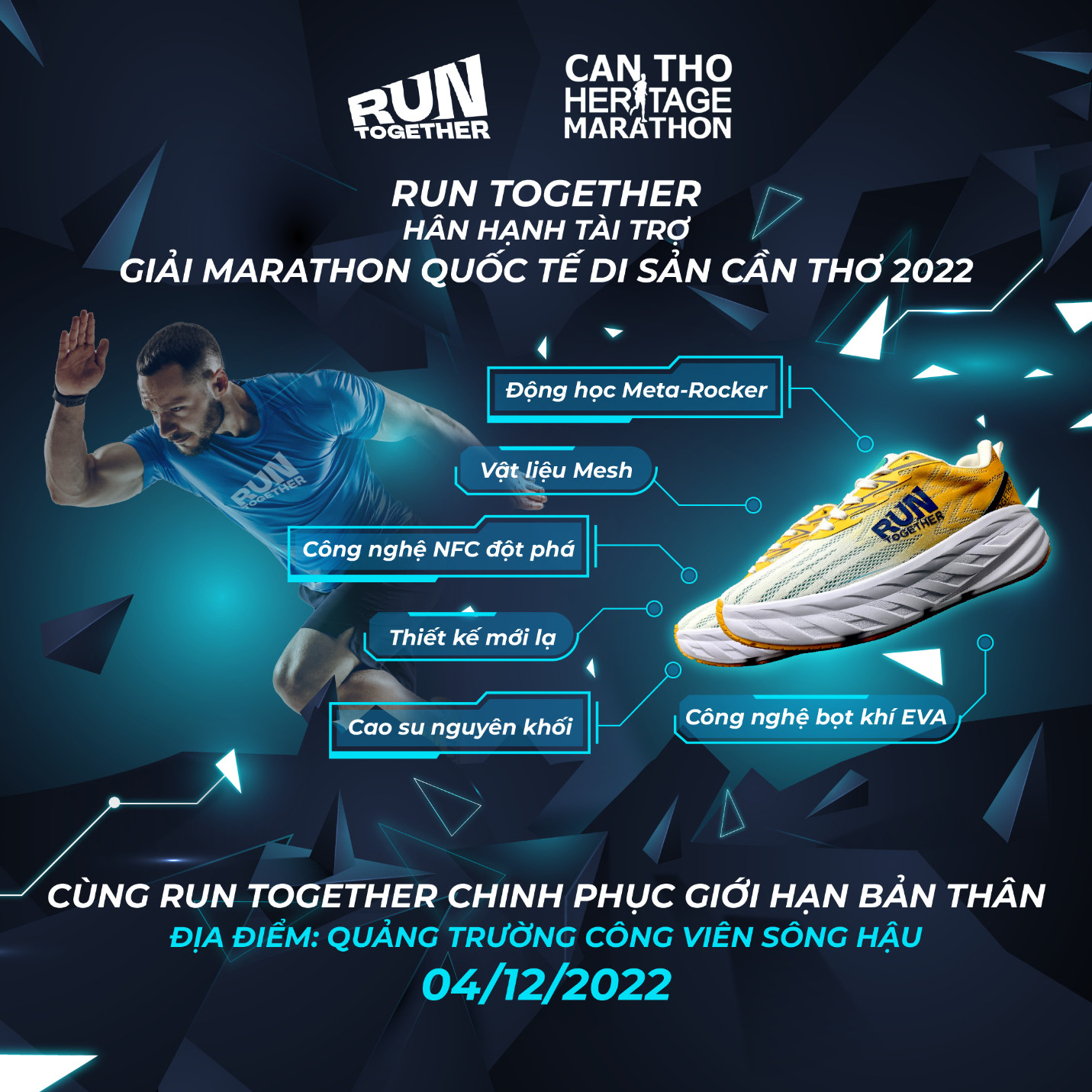 Run Together Tài Trợ Giải Marathon Quốc Tế Di Sản Cần Thơ 2022