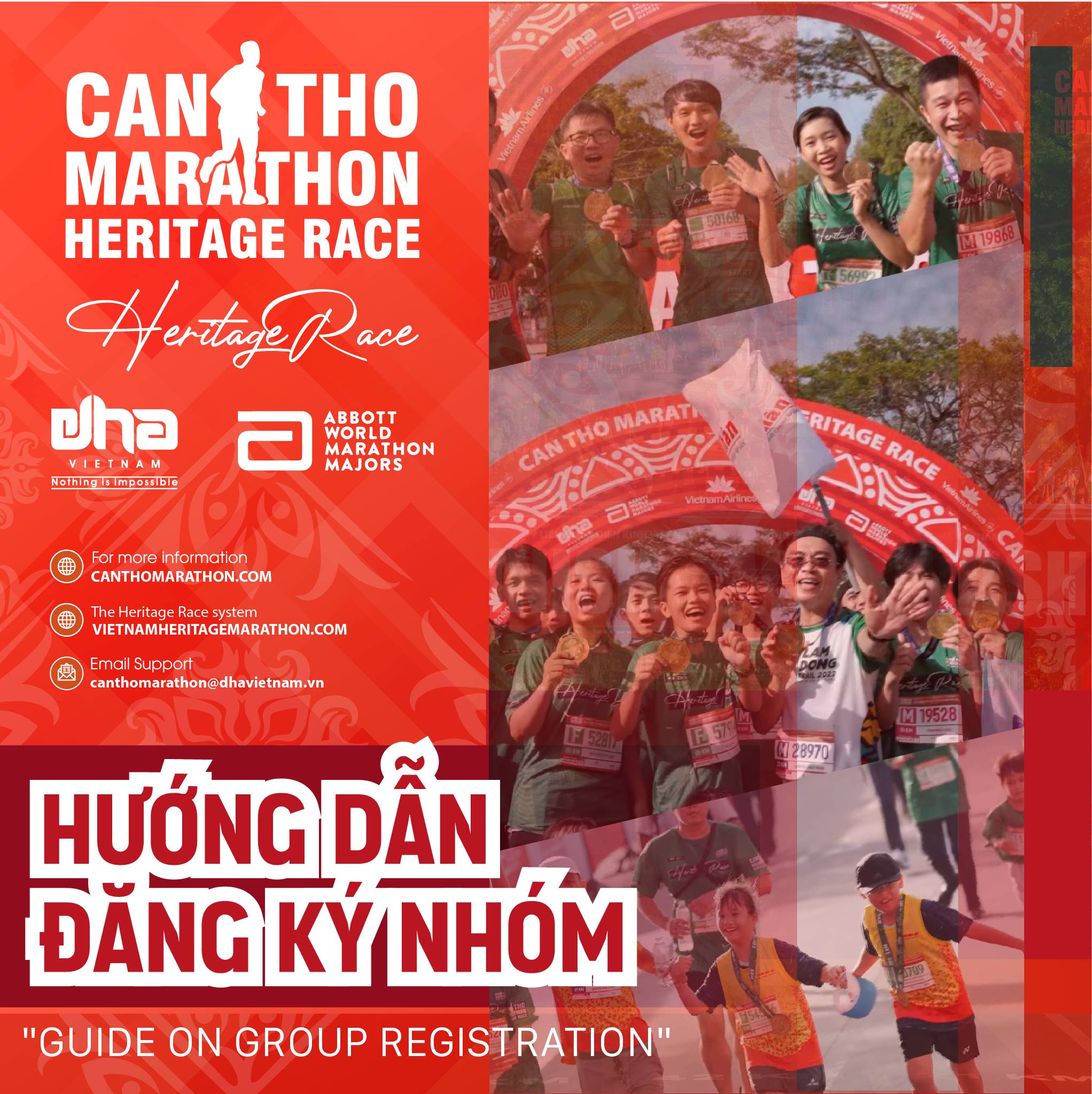 Giải Marathon Quốc Tế Di Sản Cần Thơ 2023: Hướng Dẫn Đăng Ký Nhóm